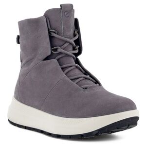 ECCO Gravity splice nubuck mid lace Women Boots shoes size 8.5/9-9.5